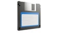 Floppy disk data storage 3.5 inch computer hardware retro tech Royalty Free Stock Photo