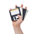 Floppy disk, data storage support Royalty Free Stock Photo