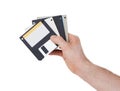 Floppy disk, data storage support Royalty Free Stock Photo