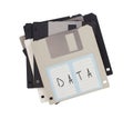Floppy disk, data storage support Royalty Free Stock Photo