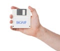 Floppy disk, data storage support Royalty Free Stock Photo