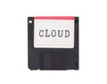 Floppy disk, data storage support Royalty Free Stock Photo