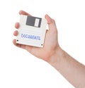 Floppy disk, data storage support Royalty Free Stock Photo