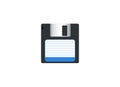 Floppy disk diskette, or FDD, a concept of memory and saving and storing files and information