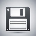 Vector floppy disk icon Royalty Free Stock Photo