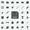 Floppy Disk icon. web icons universal set for web and mobile Royalty Free Stock Photo