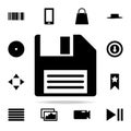 Floppy Disk icon. web icons universal set for web and mobile Royalty Free Stock Photo