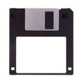 Floppy disk isolated on white Royalty Free Stock Photo