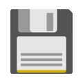 Floppy Disk magnetic computer data storage support icon.