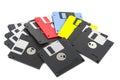 Floppy disk magnetic computer Royalty Free Stock Photo