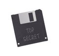 Floppy Disk - Tachnology from the past, isolated on white Royalty Free Stock Photo
