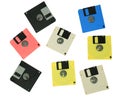 Floppy disks Royalty Free Stock Photo
