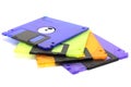 Floppy disks Royalty Free Stock Photo