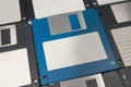 Floppy Disks magnetic computer data storage. Royalty Free Stock Photo