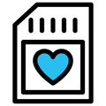 Floppy, floppy disk fill vector icon which can easily modify or edit Royalty Free Stock Photo