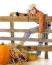 Floppy Living Scarecrow Royalty Free Stock Photo