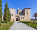 Flor da Rosa Monastery in Crato. Belonged to the Hospitaller Knights Royalty Free Stock Photo