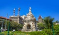 Flora Fountain, built in 1864, depicts the Roman goddess Flora located at Hutatma Chowk in Mumbai, India Royalty Free Stock Photo