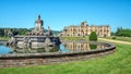 Flora Fountain and Witley Court, Worcestershire, England. Royalty Free Stock Photo