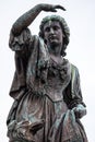 Flora MacDonald Statue at Inverness Castle in Scotland, UK