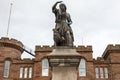 Flora MacDonald Statue at Inverness Castle in Scotland, UK