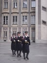 Guards at Prag castle Royalty Free Stock Photo