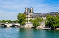 Flora Pavilion ot the Louvre and Pont Royal. Paris