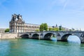 Flora Pavilion ot the Louvre and Pont Royal. Paris