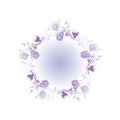 Floral abstract design element Royalty Free Stock Photo