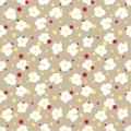 Floral abstract seamless pattern