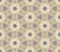 Floral abstract watercolor seamless pattern.