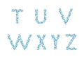 Floral alphabet