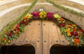 Floral Mexican Church Door