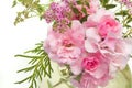Floral arrangement of tea roses. Royalty Free Stock Photo