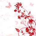 Butterfly Flowers Clip Art 01 Royalty Free Stock Image - Image: 2158506