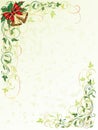 Floral background with bells