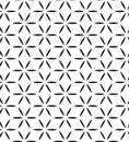 SEAMLESS VECTOR PATTERN. GEOMERTIC FLORAL OUTLINE MONOCHROME TEXTURE