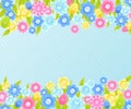 Floral background for Easter.