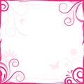 Floral background frame Royalty Free Stock Photo