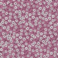 Floral background - maroon seamless pattern