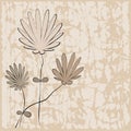 Floral background - vector illustration