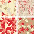 Floral backgrounds Royalty Free Stock Photo