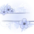 Floral banner