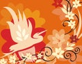 Floral Bird Background Series Royalty Free Stock Photo