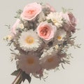 floral bloomy baby mother bouquet posy