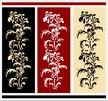 Floral borders Royalty Free Stock Photo
