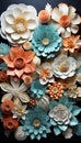 floral bouquets made of paper flowers