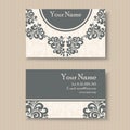 Floral business or visiting card