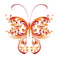 Floral butterfly