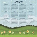 Floral calender for 2010